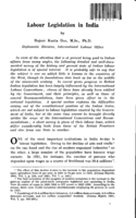 Labour legislation in India
