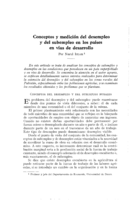 Conceptos y medición del desempleo y del subempleo en los países en vías de desarrollo