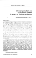 Work organisation and local labour markets in an era of flexible production