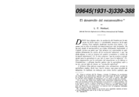 El desarrollo del mecanocultivo