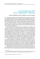 Les principes de l'OIT sur la négociation collective