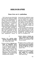 Douze livres sur le syndicalisme