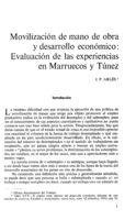 Movilización de mano de obra y desarrollo económico: evaluación de las experiencias en Marruecos y Túnez
