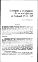 El empleo y los ingresos de los trabajadores en Portugal: 1953-1967