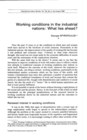 Working conditions in the industrial nations: what lies ahead?