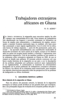 Trabajadores extranjeros africanos en Ghana