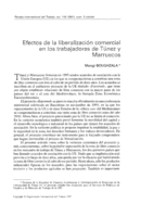 Efectos de la liberalización comercial en los trabajadores de Túnez y Marruecos
