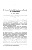 El Consejo Nacional de relaciones de trabajo de Estados Unidos