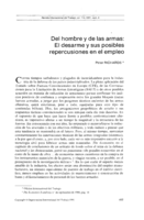 Del hombre y de las armas: el desarme y sus posibles repercusiones en el empleo