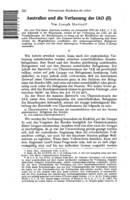 Australia and the Constitution of International Labour Organisation