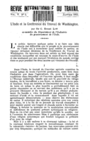 L'Inde et la Conférence du Travail de Washington