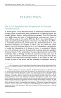 The ILO's Special Action Programme to Combat Forced Labour
