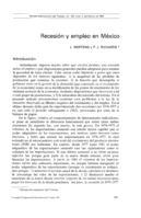Recesión y empleo en México