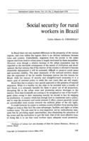 Social security for rural workers in Brazil