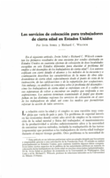 Los servicios de colocación para trabajadores de cierta edad en estados unidos