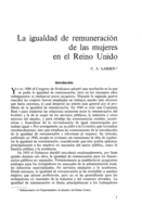 La igualdad de remuneración de las mujeres en el Reino Unido