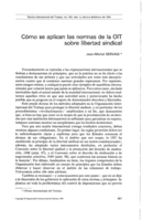 Cómo se aplican las normas de la OIT sobre libertad sindical