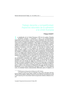 Trabajo decente y competitividad: aspectos laborales de la adhesión a la Unión Europea