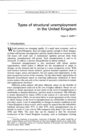 Types of structural unemployment in the United Kingdom