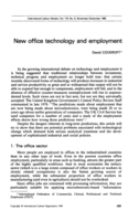 New office technology and employment