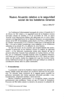 Nuevo acuerdo relativo a la seguridad social de los bateleros renanos