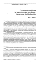 Comment améliorer le bien-être des ouvrières: l'exemple de l'Indonésie