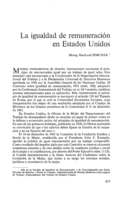 La igualdad de remuneración en Estados Unidos