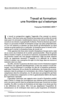 Travail et formation: une frontière qui s'estompe