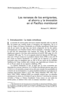 Las remesas de los emigrantes, el ahorro y la inversión en el Pacífico meridional