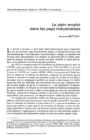 Le plein emploi dans les pays industrialisés