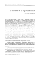 El porvenir de la seguridad social