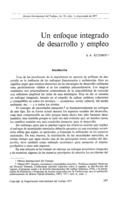 Un enfoque integrado de desarrollo y empleo
