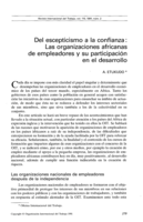 Del escepticismo a la confianza: las organizaciones africanas de empleadores y su participación en el desarrollo