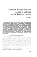 Medidas fiscales de lucha contra la pobreza en los Estados Unidos