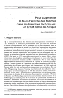 Pour augmenter le taux d'activité des femmes dans les branches techniques: un projet pilote en Afrique