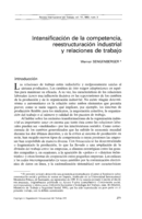 Intensificación de la competencia, reestructuración industrial y relaciones de trabajo