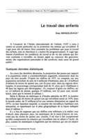 Le travail des enfants