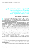 ¿Más formación, menos seguridad?: efectos de la formación sobre la calidad de la vida laboral en la Argentina, Brasil y Chile