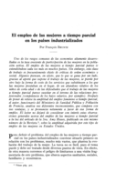 El empleo de las mujeres a tiempo parcial en los países industrializados