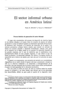 El sector informal urbano en América latina