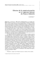 Efectos de la reestructuratión en el régimen laboral de Nueva Zelandia