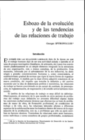 Esbozo de la evolución y de las tendencias de las relaciones de trabajo