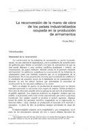 La reconversión de la mano de obra de los países industrializados ocupada en la producción de armamentos