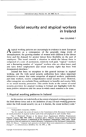 Social security and atypical workers in Ireland
