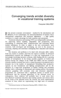 Converging trends amidst diversity in vocational training systems