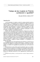Trabajo de las mujeres en Francia: ¿protección o igualdad?