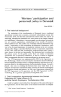 Workers' participation and personnel policy in Denmark