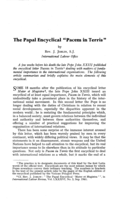 The papal encyclical "Pacem in Terris"