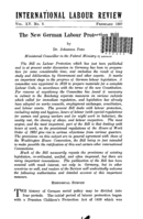 The new German labour protection bill