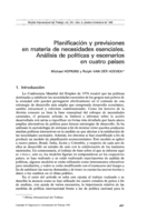 Planificación y previsiones en materia de necesidades esenciales: análisis de políticas y escenarios en cuatro países